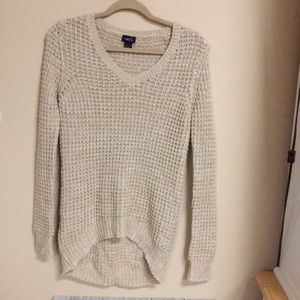 Long Taupe Sweater - Perfect with leggings